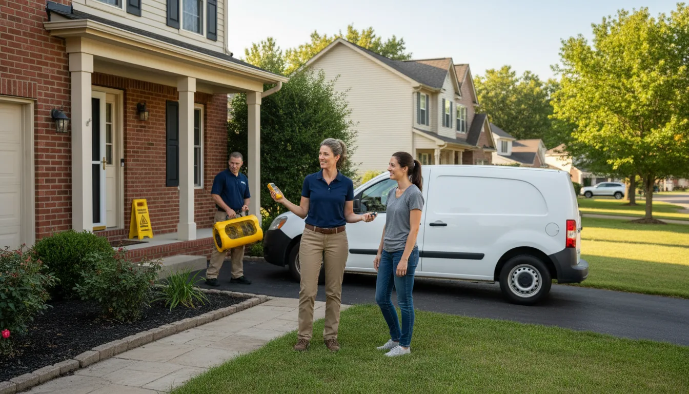 Water restoration image for Water Damage & Restoration Services in Alexandria, MO